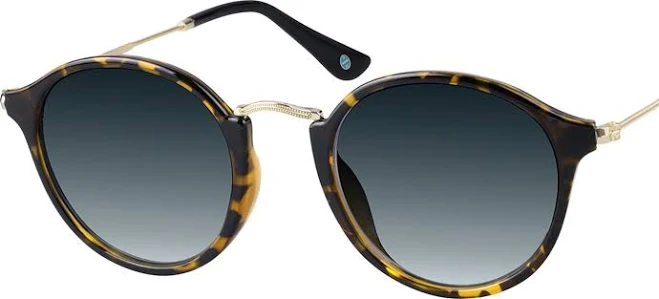 accessory Zenni Boho Round Tortoiseshell Blokz Blue Light Sunglasses Zenni Optical $35.95
