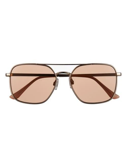 BP. Retro Aviator Sunglasses in Gold at Nordstrom