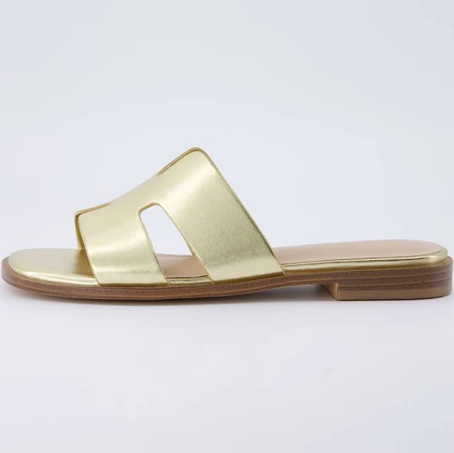 Cushionaire Women's Voyage Cutout Strap Slides