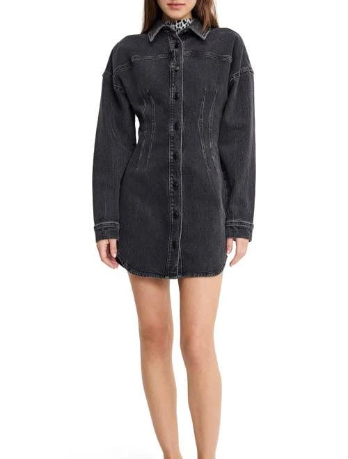 Women's Good American Denim Shaped Mini Dress