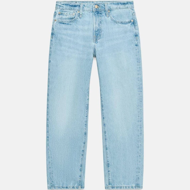 Zara Z1975 Mid-Rise Cropped Jeans