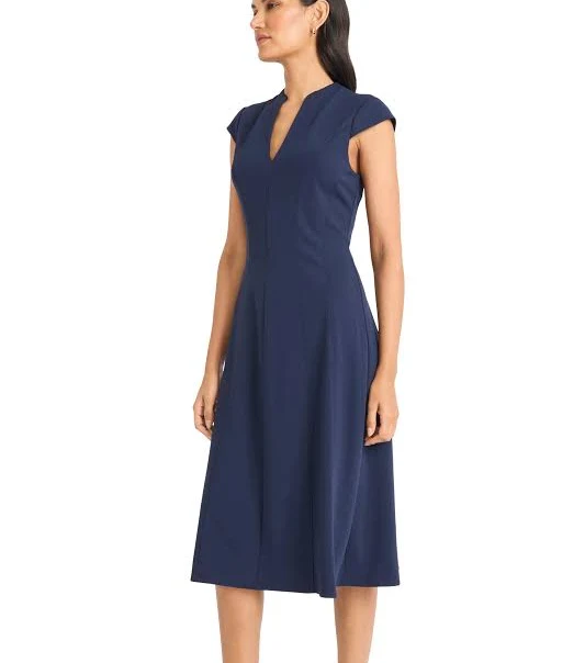Maggy London Women's Leigh Fit & Flare Midi Dress
