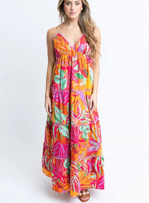 Karlie Halter Tier Maxi Dress