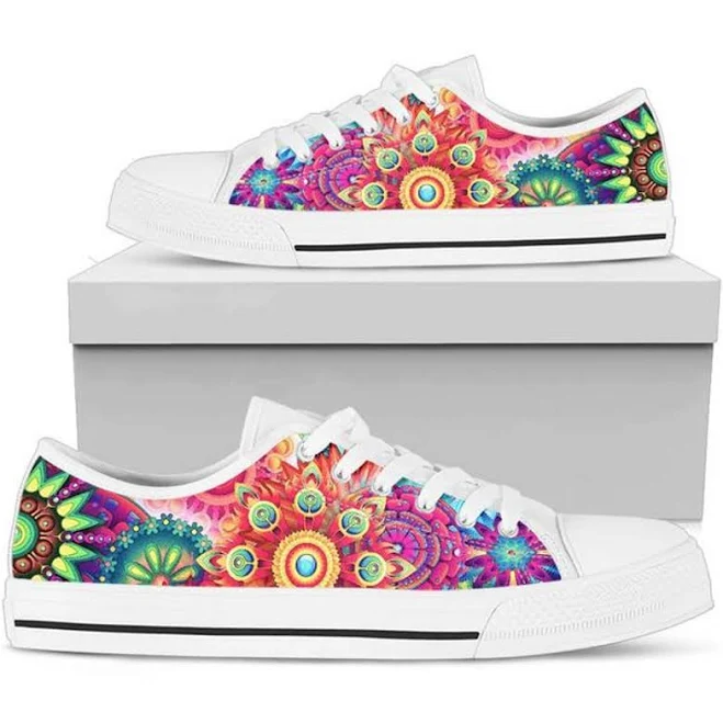 Women's Low Tops Abstract Sneakers