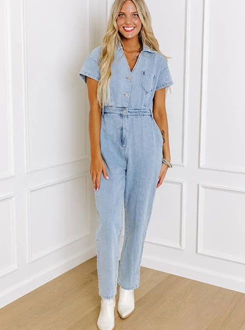 Nayeli Denim Jumpsuit