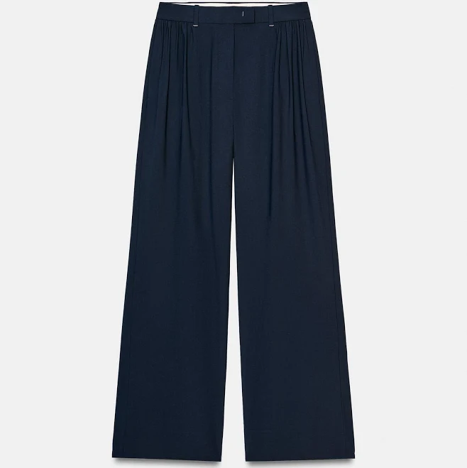 Zara Pleated Wide Leg Pants