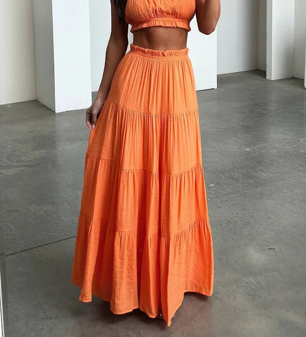 Selina Tiered Maxi Skirt