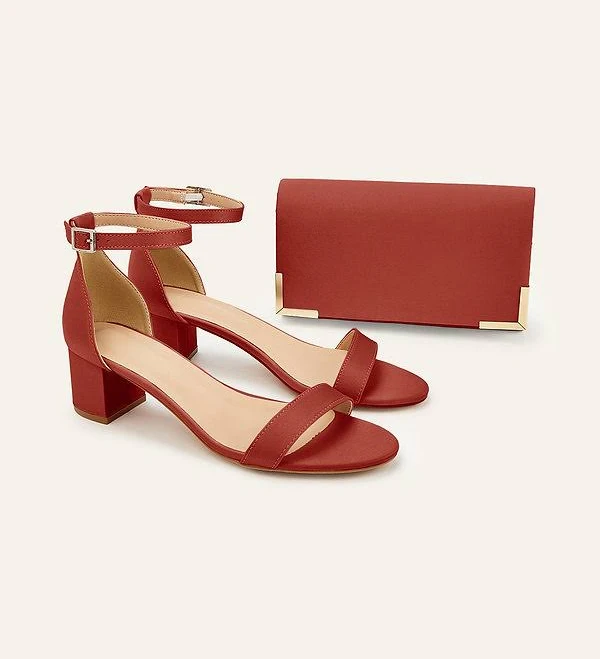 Azazie Women's Block Heel Bridesmaid Shoes