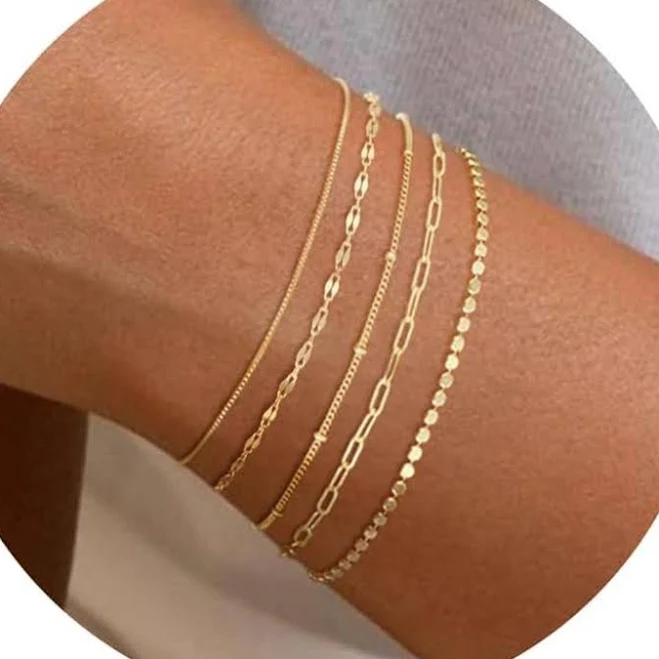 14K Gold Plated Waterproof CZ Tennis Bracelet