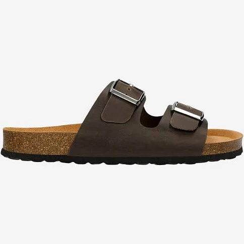 Wojas Leather Slide Sandals