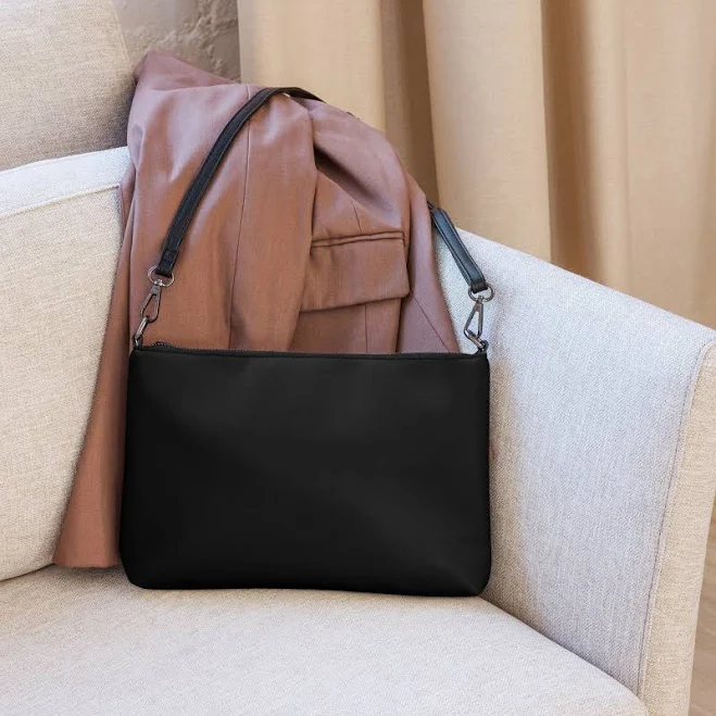 Minimalist Vegan Leather Crossbody Bag