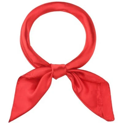 Inspire Chic Women's Satin Square Scarf Neckerchief Bandana