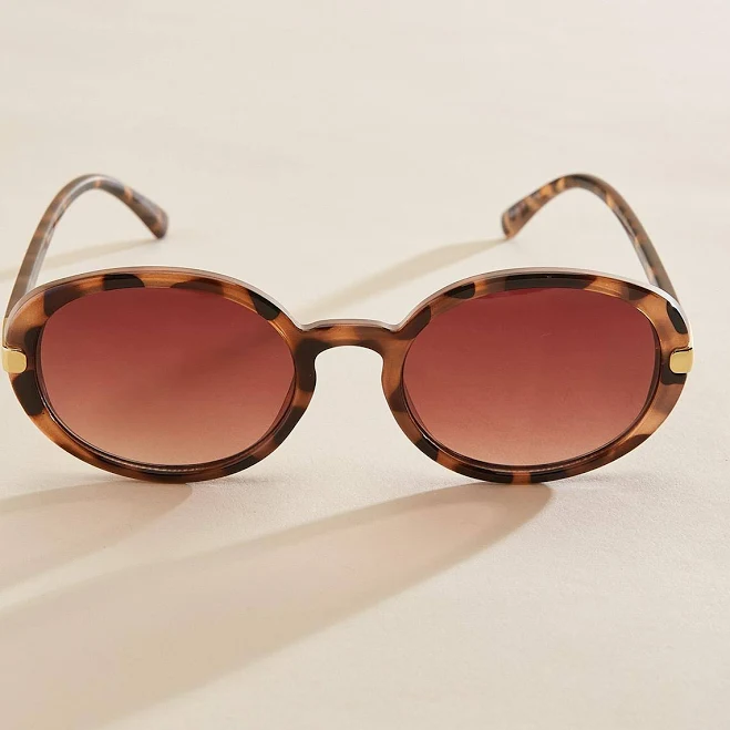 Round Tortoise Shell Sunglasses