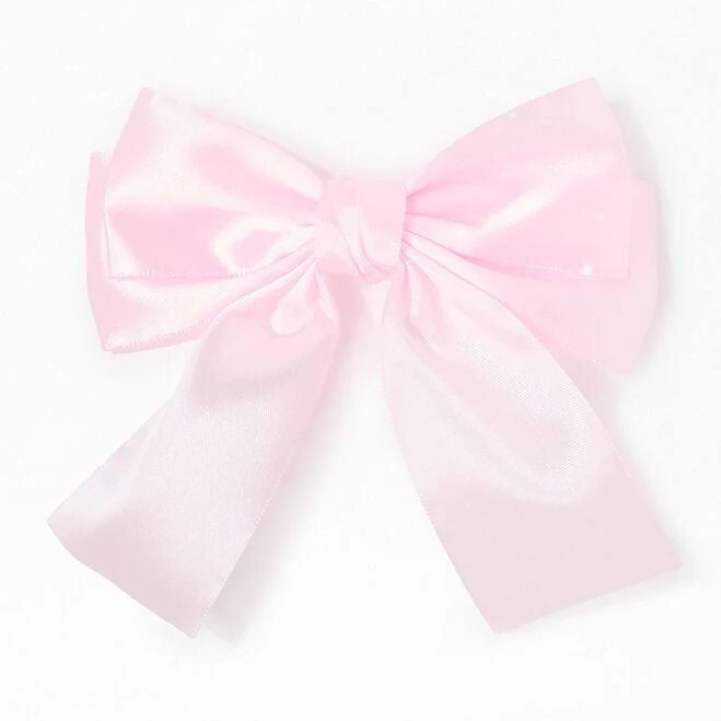 Chloe Satin Bow Barrette