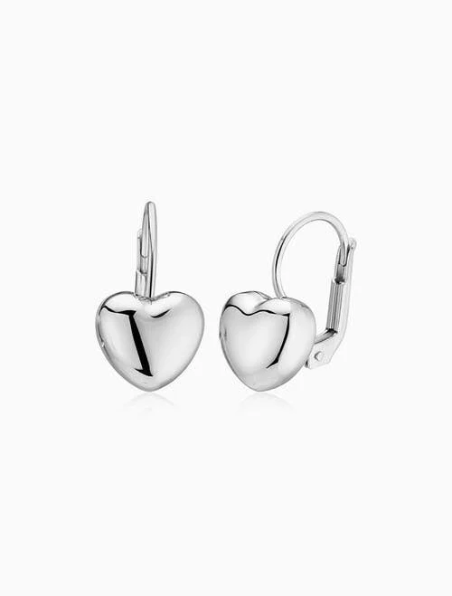 Sterling Silver Lover Drop Earrings