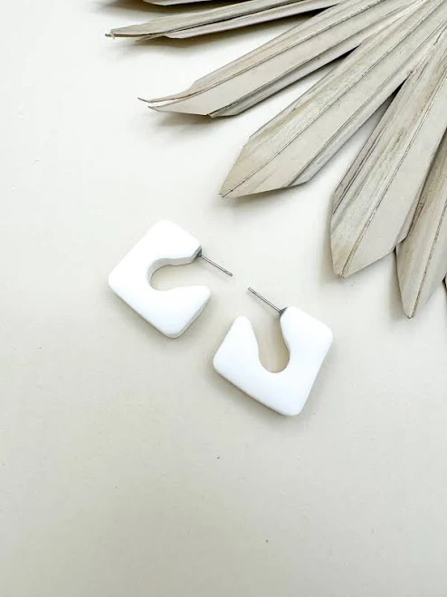 Chunky Hoop Earrings