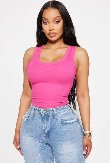 Fashion Nova Sleeveless Ribbed Bodysuit