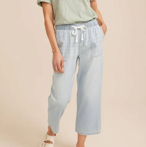 maurices Women's High-Rise Light Soft Cropped Jeans