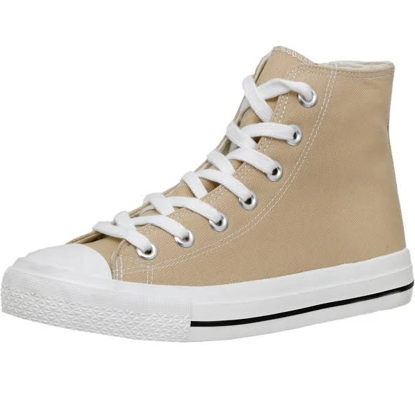 Cushionaire Women's Vance High Top Canvas Sneaker with Memory Foam