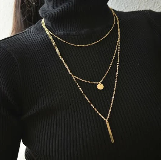 Multi Layered Gold Necklace