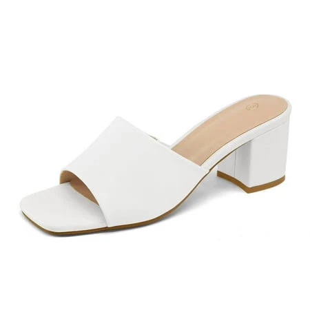 Penny Sue Women's Block Heel Mule Sandals