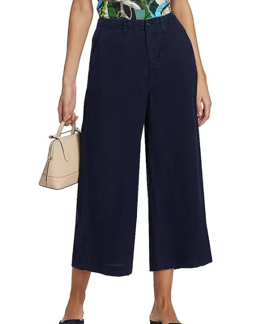 L'agence Women's Henderson Linen Crop Pants