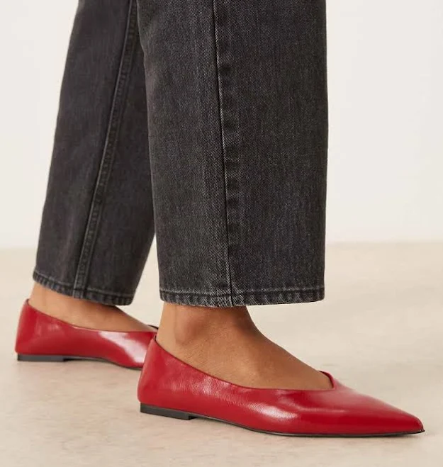 ASOS Lari Pointed Toe Ballet Flats
