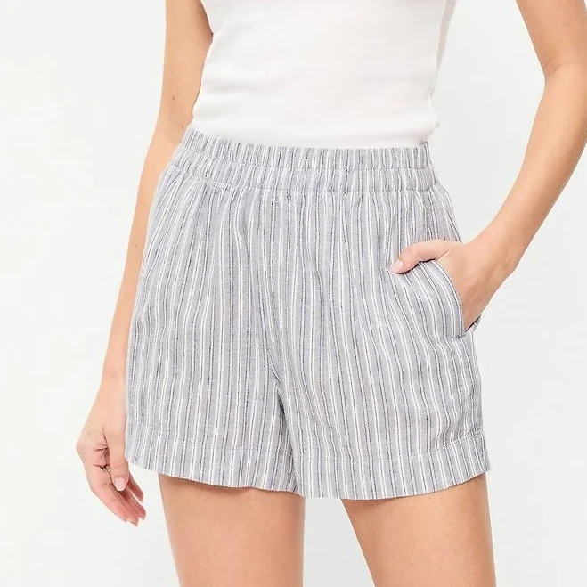 Old Navy Women's High-Waisted Linen Pull-On Shorts