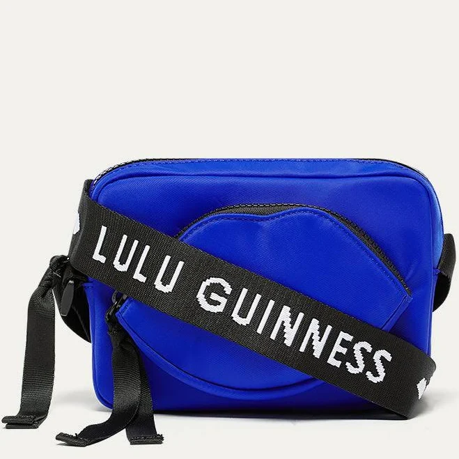 Cobalt Blue Nylon Pam Crossbody Bag | Lulu Guinness