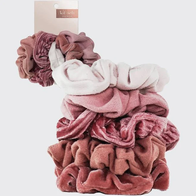Kitsch Velvet Scrunchies (5pc)