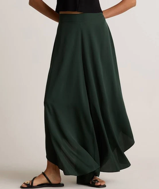 Quince Women's Washable Stretch Mulberry Silk Palazzo Pants