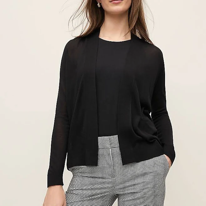 Ann Taylor Women's Lightweight Open Cardigan