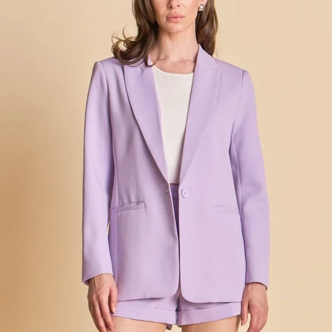 Endless Rose Women's Single-Breasted Blazer