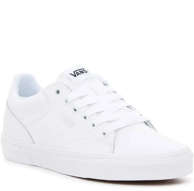 Vans Women's Seldan Low Top Leather Sneakers