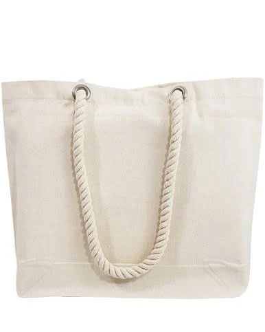 Wholesale Canvas Beach Tote Bags with Rope Handles