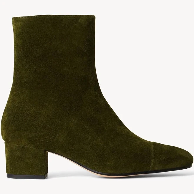 STAUD Aimee Suede Short Boots