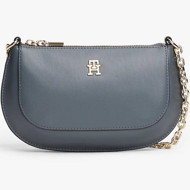 Tommy Hilfiger Women's Chain Strap Curved Mini Crossbody Bag