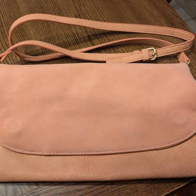 Anthropologie Bags | Anthropologie Soft Peach Crossbody Bag | Color: Orange/Pink | Size: Os | Miller4209's Closet