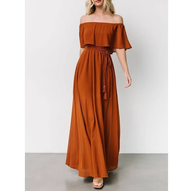 Baltic Born Women's Victoria Off Shoulder Maxi Dress