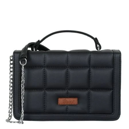 Sishka Women's Compact Vegan Leather Crossbody Sling Bag