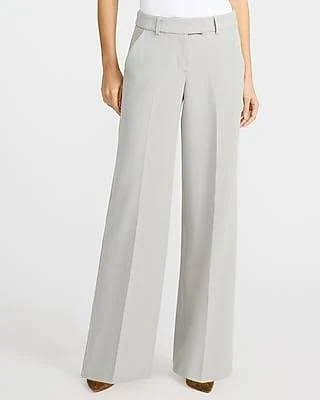 Express Women's Editor Signature Stretch Mid Rise Trouser Pants