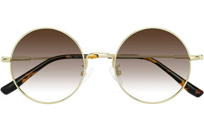 Belly Retro-Vintage Flexible Round Sunglasses