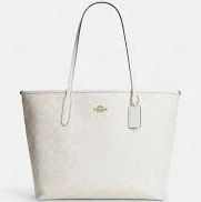 Coach Women's City Tote Bag in Signature Canvas