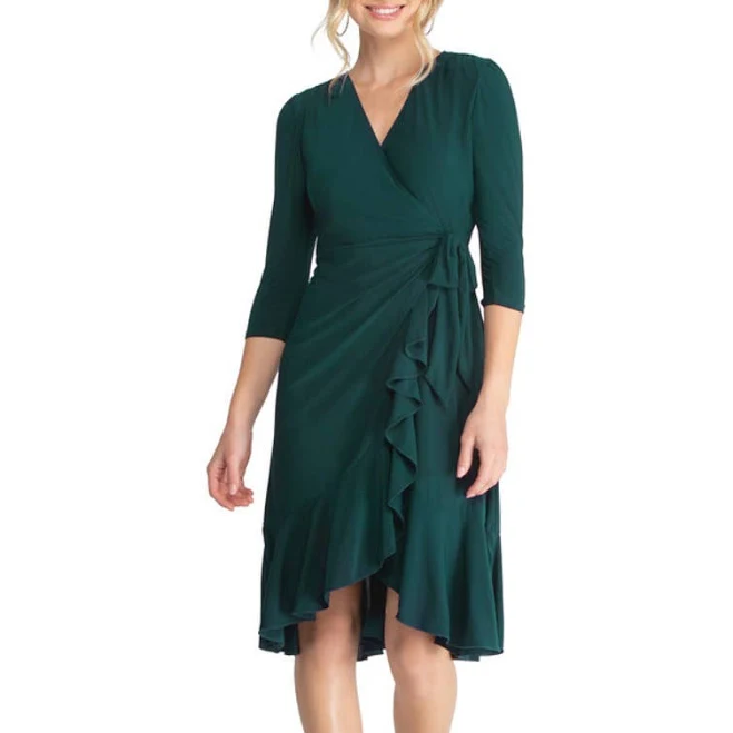 Kiyonna Women's Whimsy Wrap Dress
