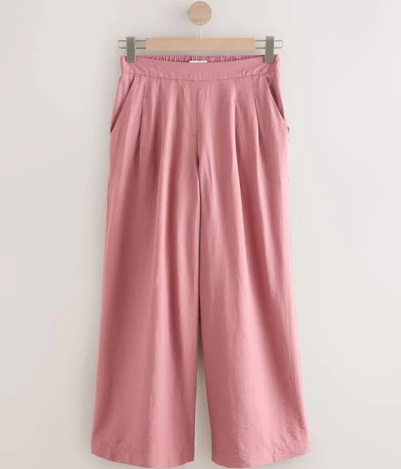 Next Rose Wide Leg Linen Trousers