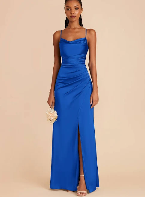 Birdy Grey Lydia Matte Satin Bridesmaid Dress