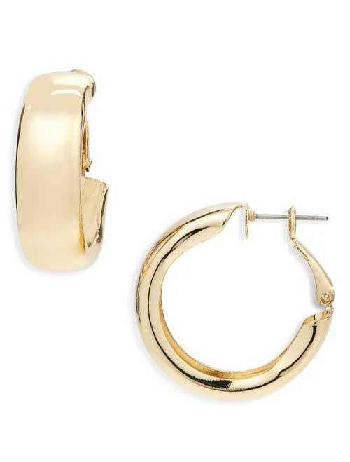 BP. Chunky Hoop Earrings in Gold at Nordstrom