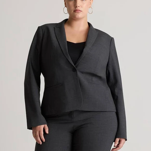 Quince Women's Italian Wool Tailored Blazer