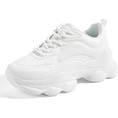 Lucky Step Women's 90s Platform Chunky Sneakers