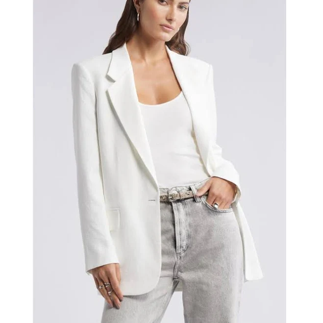 Open Edit Women's The Curator Relaxed Blazer